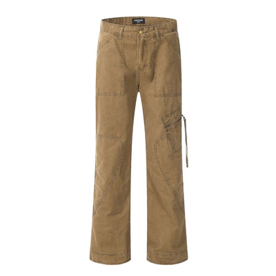 Pantalones Rectos Holgados de Cintura Alta - Estilo Casual Moderno - Image 8