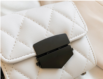 Bolso Mensajero Mujer Cadena Rombo - Estilo Versátil - Image 10