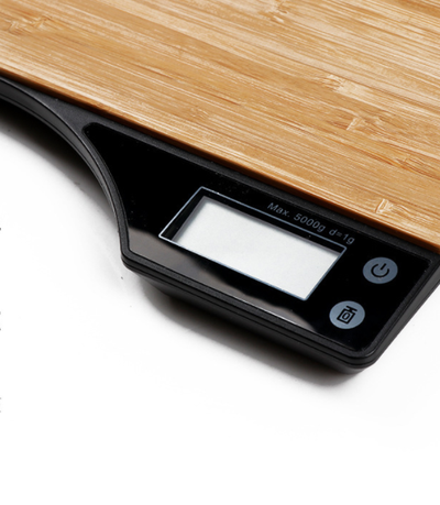 Báscula Digital de Bambú para Cocina - Balanza Electrónica de Alimentos - Image 5