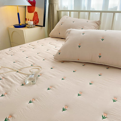Sábana Ajustable de Algodón Premium para Cuna y Colchón Simmons - Image 9