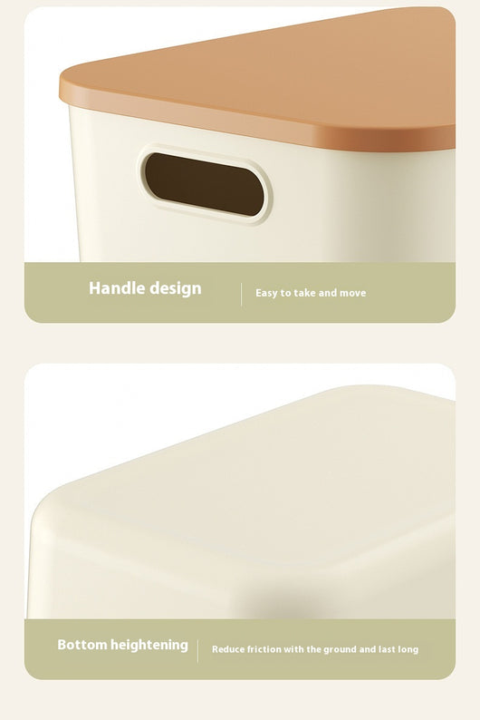 Caja de Almacenamiento Grande con Tapa para Ropa y Accesorios - Diseño Crema - Image 20