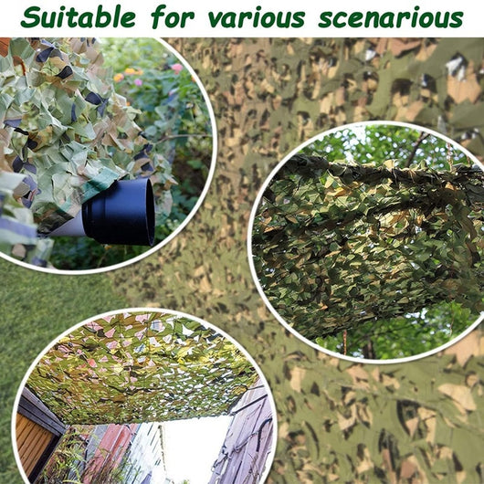 Malla de Camuflaje Jungle con Protección Solar de Capa Simple - Image 41