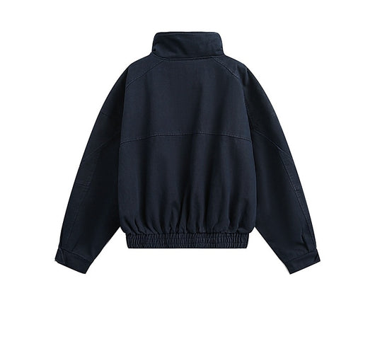 Abrigo Urbano Cuello Alto Efecto Desgastado para Hombre - Image 12