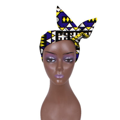 Cinta para la Cabeza Ankara Ajustable - Tela Batik Conmemorativa - Image 45