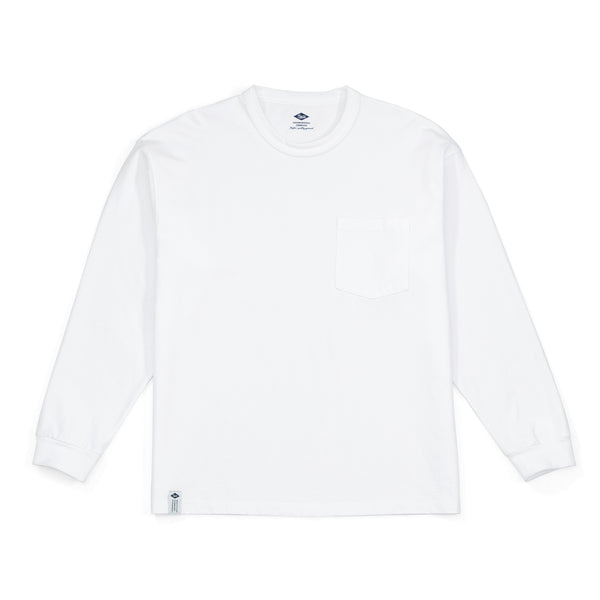 Playera Oversize de Manga Larga Color Sólido para Hombre
