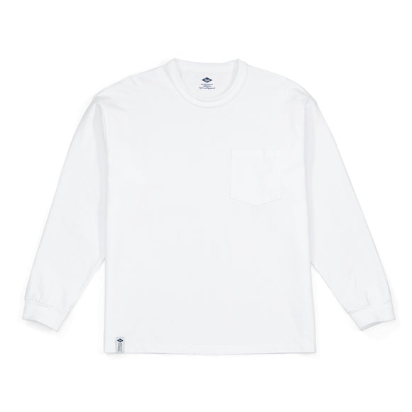 Playera Oversize de Manga Larga Color Sólido para Hombre