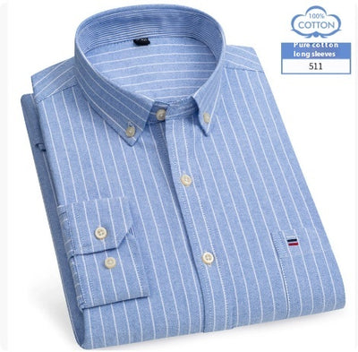 Camisa Cuadrille de Algodón Puro para Hombre - Image 2