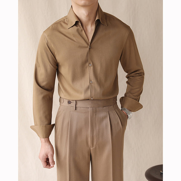 Camisa Manga Larga con Cuello Integrado - Image 5