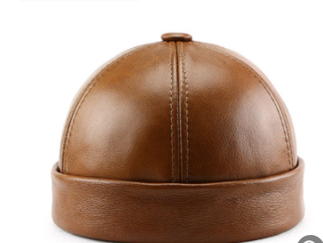 Gorro de Cuero Térmico para Hombre - Diseño Clásico sin Visera - Image 7