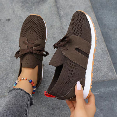 Zapatos Casuales Deportivos para Mujer con Malla Transpirable y Cordones - Image 14