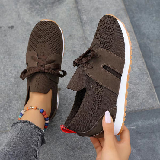 Zapatos Casuales Deportivos para Mujer con Malla Transpirable y Cordones - Image 14