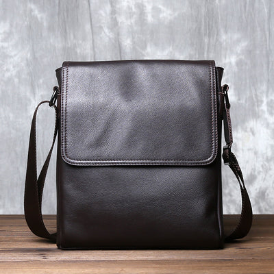 Mochila Ejecutiva de Cuero Genuino con Bolsa Crossbody Vertical de Alta Capacidad - Image 5