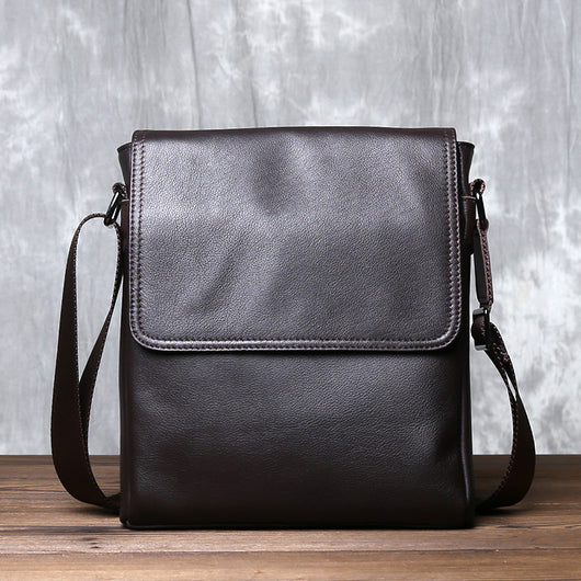 Mochila Ejecutiva de Cuero Genuino con Bolsa Crossbody Vertical de Alta Capacidad - Image 5