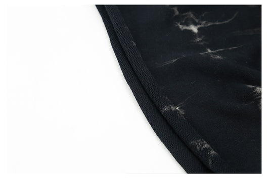 Gorro Tie-Dye de Felpa Negra para Hombre y Mujer - Otoño e Invierno - Image 10
