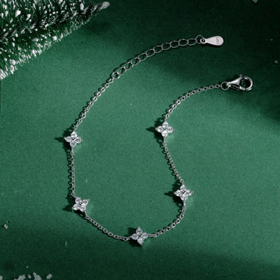 Collar y Pulsera de Plata Esterlina 925 Diseño Estrellado con Zirconia para Mujer - Image 14