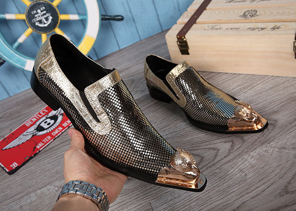Zapatos de Cuero con Punta Afilada - Estilo Elegante y Moderno