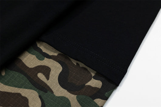 Playera Suelta de Manga Larga con Parches de Camuflaje para Hombre - Image 15