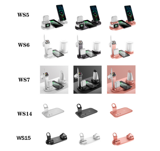 Cargador Inalámbrico 6 en 1 para Dispositivos Móviles - Image 8