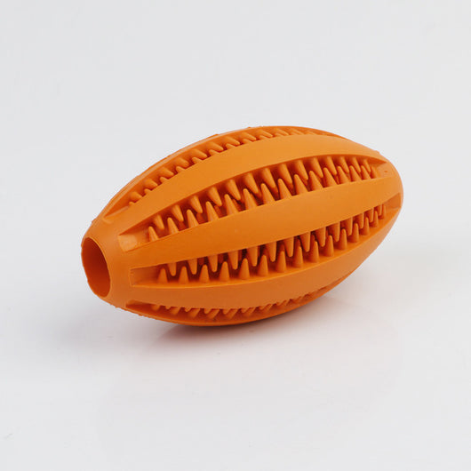 Juguete Masticable para Perros - Pelota Puzzle Limpieza Dental Sandía y Oliva