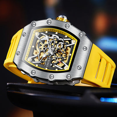 Reloj Deportivo Automático para Hombre con Banda de Silicona Resistente al Agua - Image 4