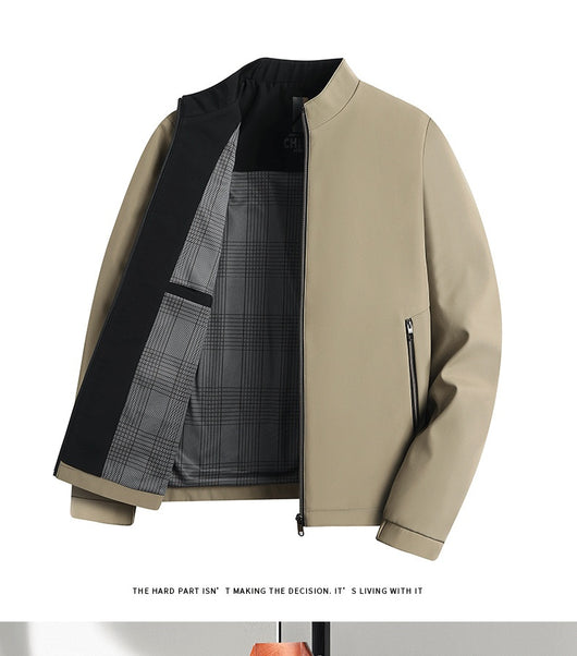 Chaqueta Ejecutiva de Cuello Alto para Primavera y Otoño - Image 17