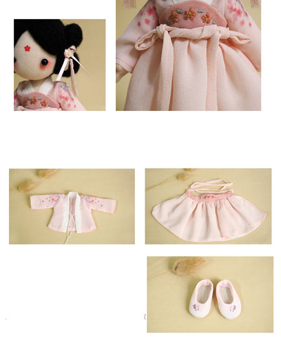 Kit Completo de Muñecas de Fieltro Bordadas - Manualidades DIY - Image 13