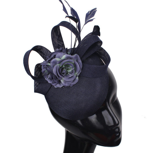 Sombrero Floral con Plumas - Accesorio Elegante para Mujer - Image 18