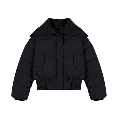 Abrigo Térmico Acolchado para Mujer con Cuello Solapa - Invierno - Image 2