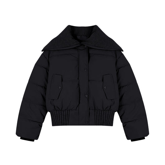 Abrigo Térmico Acolchado para Mujer con Cuello Solapa - Invierno - Image 2