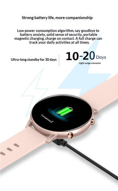 Pulsera Deportiva Inteligente con Pantalla Táctil - Monitor de Frecuencia Cardíaca y Podómetro - Image 36