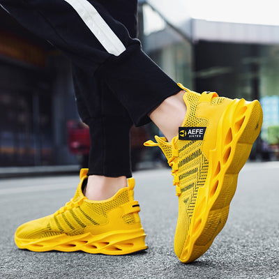 Zapatillas Deportivas Cómodas Estilo Coreano Talla Grande Hombre Malla Transpirable - Image 8