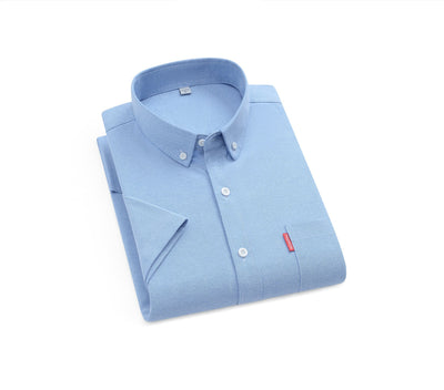 Camisa Oxford Casual de Manga Larga para Hombre - Image 2