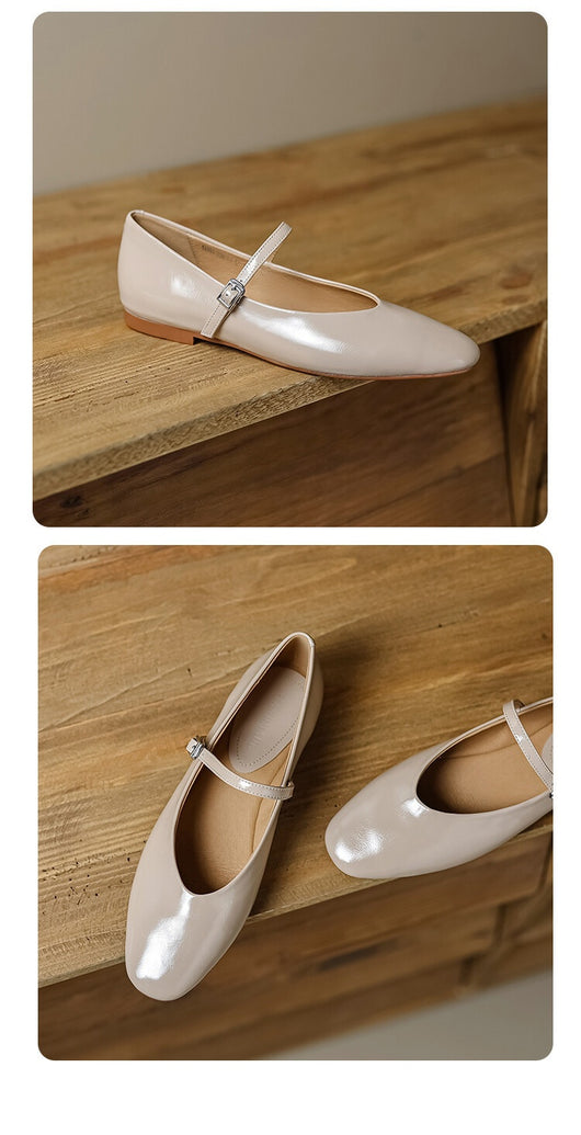 Zapatos Mary Jane Planos Cómodos de Punta Redonda para Mujer - Image 19
