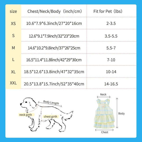 Vestidos Princesa para Perros Pequeños y Medianos - Ropa Elegante para Mascotas