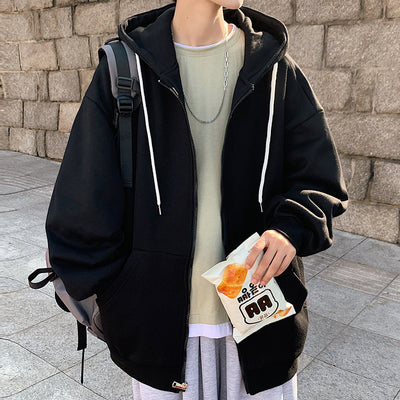 Chaqueta Hoodie Casual con Cierre para Hombre - Image 7