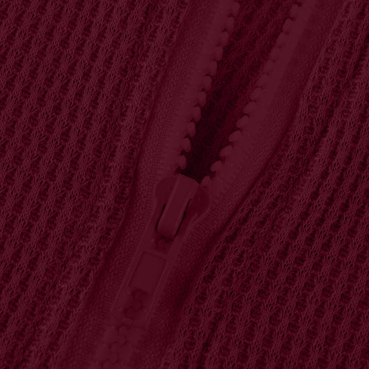 Sudadera Waffle con Cierre y Capucha - Chaqueta Casual de Manga Larga - Image 13