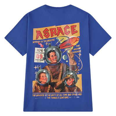 Camiseta Holgada Estampado Hip-Hop Retro - Image 10