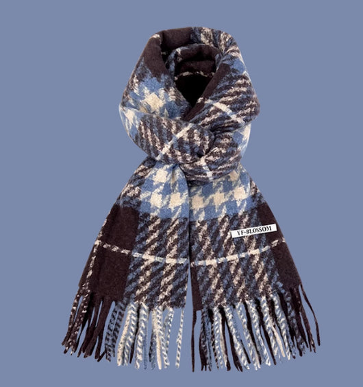 Bufanda Escocesa de Imitación Cachemira para Mujer - Cálida y Versátil - Image 22
