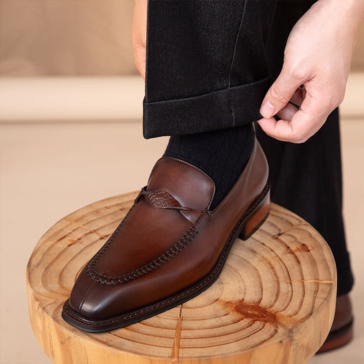 Zapatos de Cuero Versátiles para Hombre - Primavera y Otoño - Image 5