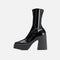 Fleece Negro glossy Cuero