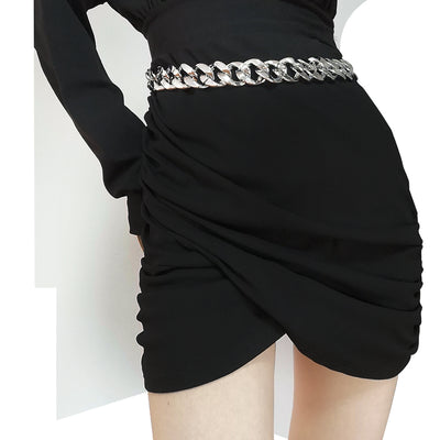 Cinturón de Cadena Gruesa Retro Punk - Accesorio de Moda Versátil Europeo - Image 12