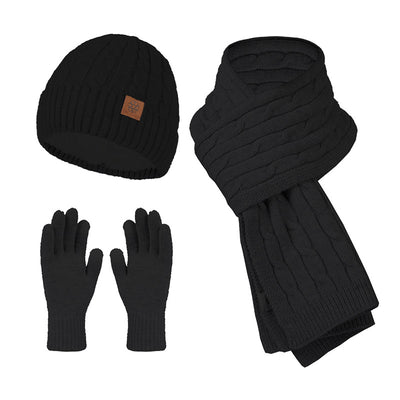 Conjunto Completo de Gorro, Bufanda y Guantes Tejidos - Image 3
