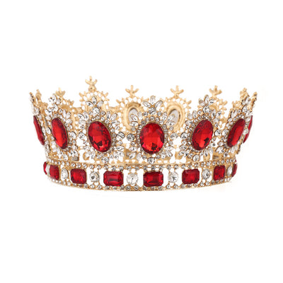 Corona Barroca Europea Nupcial - Accesorio de Tiara Princesa para Novia - Image 4
