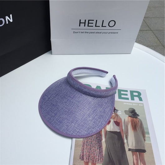 Visera Deportiva de Moda - Gorra Vacía sin Techo Protección Solar - Image 26