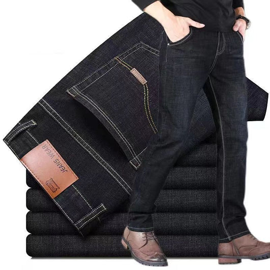 Jeans Ejecutivos de Verano para Hombre - Corte Recto Elástico y Cómodo - Image 5