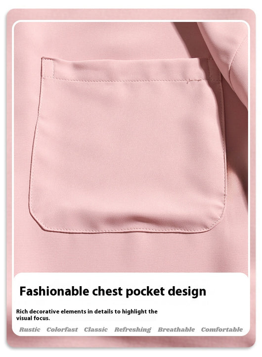 Camisa Larga Drapeada Estilo Japonés para Hombre - Image 11