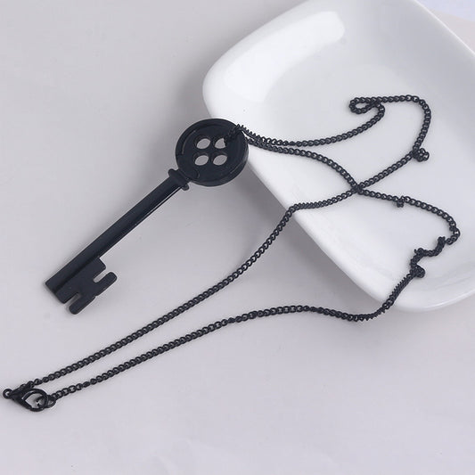 Dije Llave Negra - Adorno Halloween Perfecto