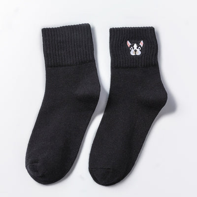 Calcetines de Invierno para Mujer con Bordados de Animales Kawaii - Image 5