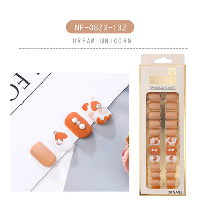 Uñas Postizas con Brillo Waterproof - Kit DIY en Caja - Image 42
