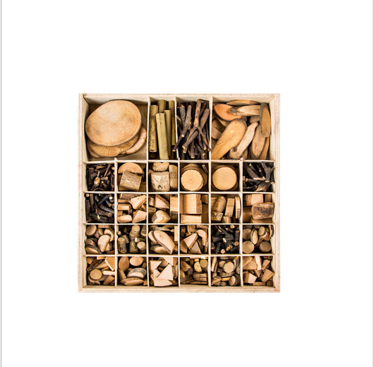 Juguete Educativo de Madera Natural - Bloques de Arte DIY para Niños Creativos - Image 5